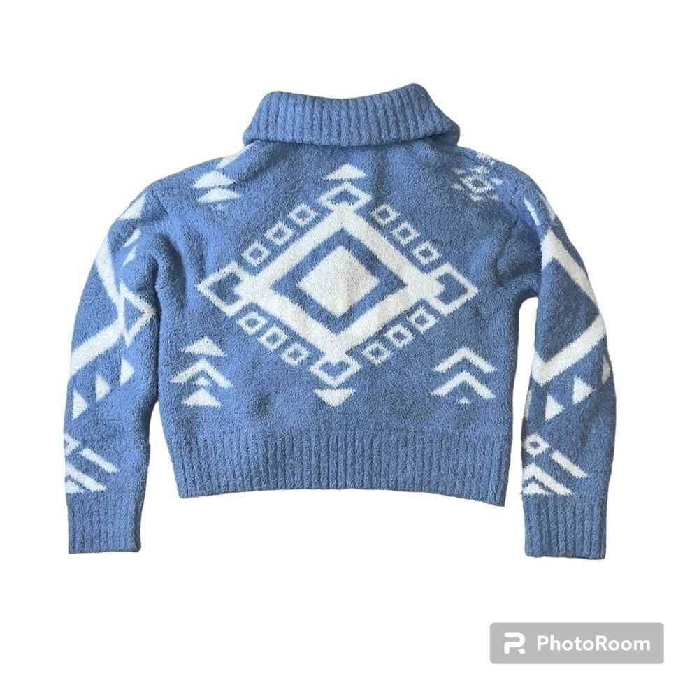 JESSICA Simpson Sweater Women’s Size XSmall Blue Long Sleeve Soft Top Pullover - Picture 2 of 4